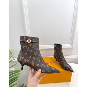 Louis Vuitton Stellar Ankle Boots 4cm/7cm in Monogram Canvas 2024 LV101503 (MD-241015017)