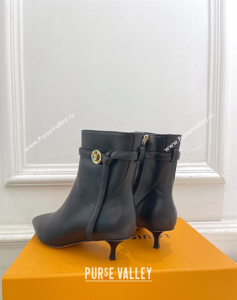 Louis Vuitton Stellar Ankle Boots 4cm/7cm in Black Calf Leather 2024 LV101503 (MD-241015018)