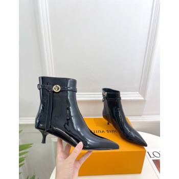 Louis Vuitton Stellar Ankle Boots 4cm/7cm in Black Patent Leather 2024 LV101503 (MD-241015019)