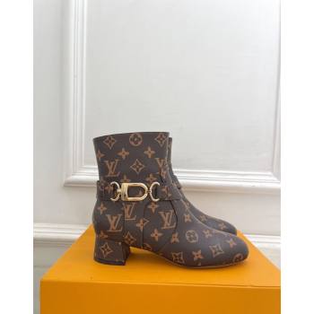 Louis Vuitton Westside Ankle Boots 3.5cm with Hook in Monogram Canvas 2024 1AC6WL (MD-241015049)