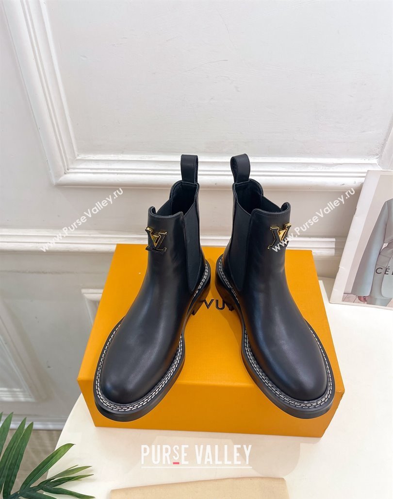 Louis Vuitton Chelsea Ankle Boots 3.5cm in Black Leather 2024 LV101501 (MD-241015001)