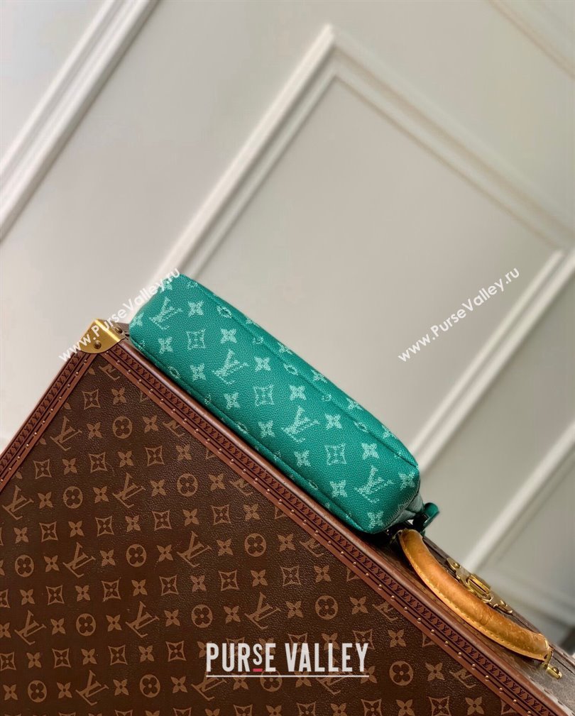 Louis Vuitton Pochette Voyage Souple Pouch in Monogram Heritage Canvas M12665 Green 2024 (KI-241104090)