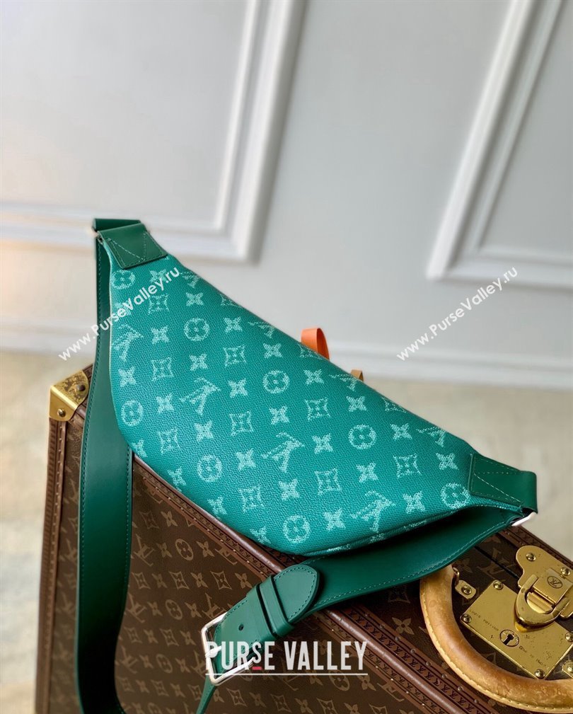 Louis Vuitton Rush Bumbag Belt Bag in Green Monogram Heritage Canvas M12867 2024 (KI-241105002)