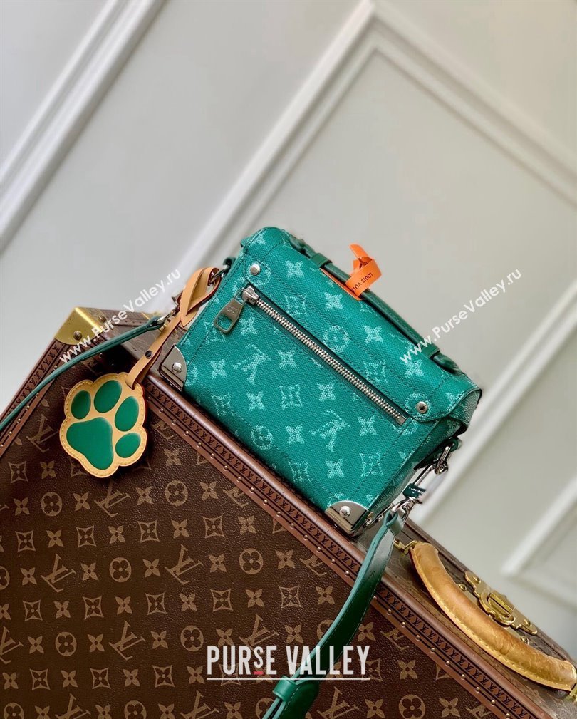 Louis Vuitton Soul Trunk Mini Bag in Green Monogram Heritage Canvas M12686 2024 (KI-241105003)