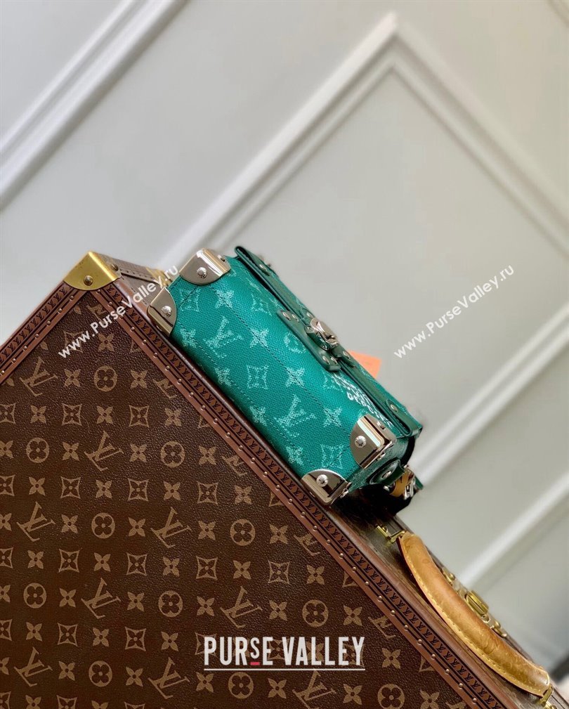 Louis Vuitton Soul Trunk Mini Bag in Green Monogram Heritage Canvas M12686 2024 (KI-241105003)