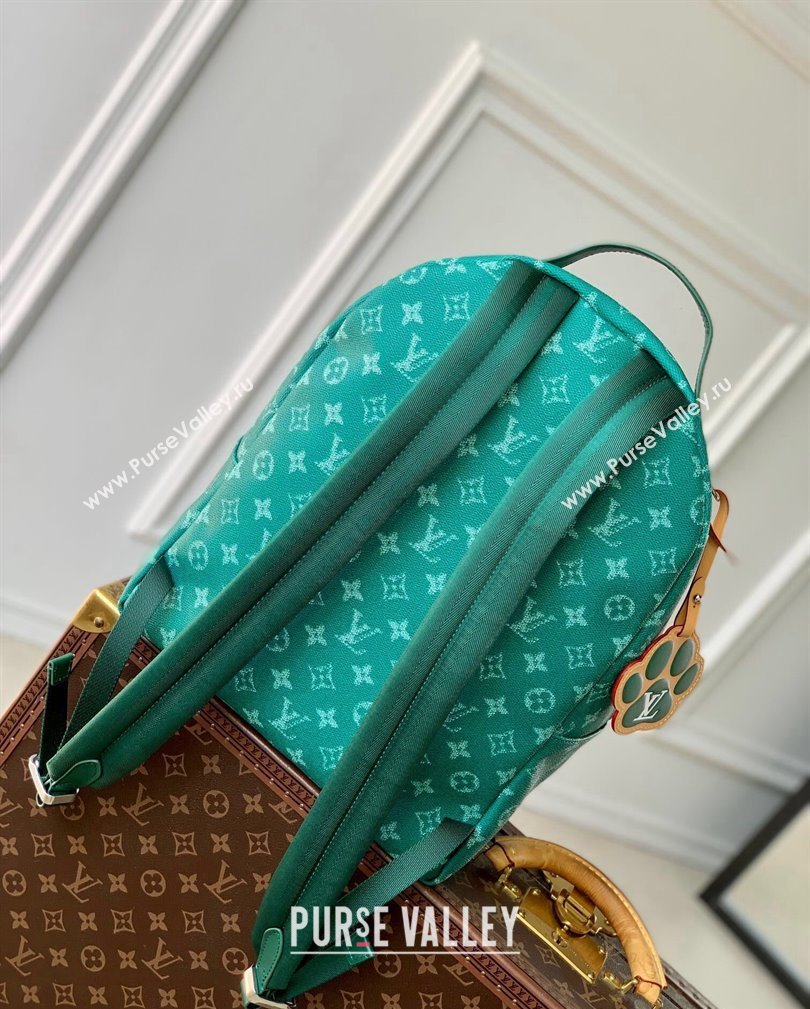 Louis Vuitton Discovery Backpack PM Bag in Green Monogram Heritage Canvas M12780 2024 (KI-241105004)