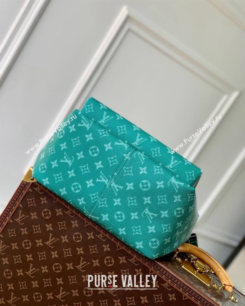 Louis Vuitton Discovery Backpack PM Bag in Green Monogram Heritage Canvas M12780 2024 (KI-241105004)