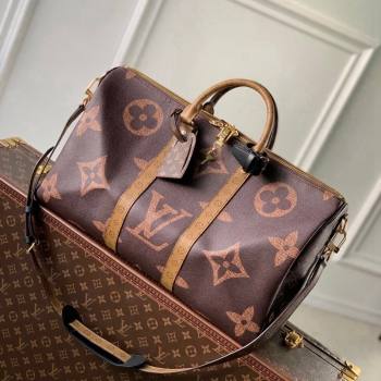 Louis Vuitton Keepall Bandouliere 45 Travel Bag in Monogram Giant and Reverse canvas M47211 2024 (KI-241104084)