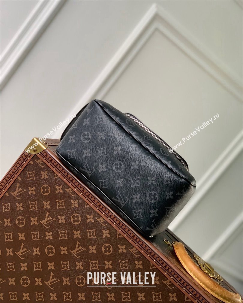 Louis Vuitton Toiletry Bag in Black Monogram Eclipse Canvas 2024 M11510 (KI-241104074)