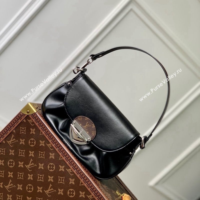 Louis Vuitton Sunset Vibe Shoulder Bag in Black Lambskin Leather M12192 2024 (KI-241105012)