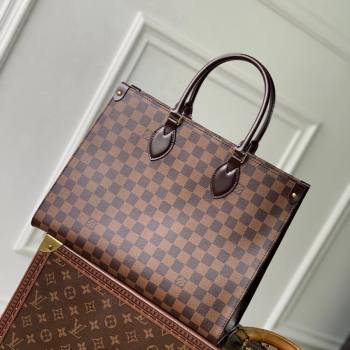 Louis Vuitton OnTheGo MM Tote Bag in Damier Ebene Canvas N00065 2024 (KI-241105021)