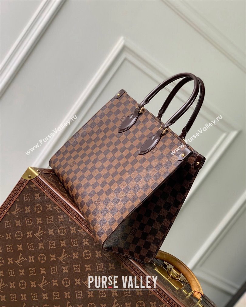 Louis Vuitton OnTheGo MM Tote Bag in Damier Ebene Canvas N00065 2024 (KI-241105021)