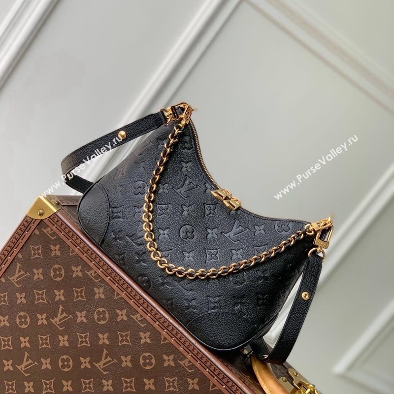 Louis Vuitton Boulogne Shoulder bag in Embossed Grained Leather Black 2024 M12930 (KI-241105022)