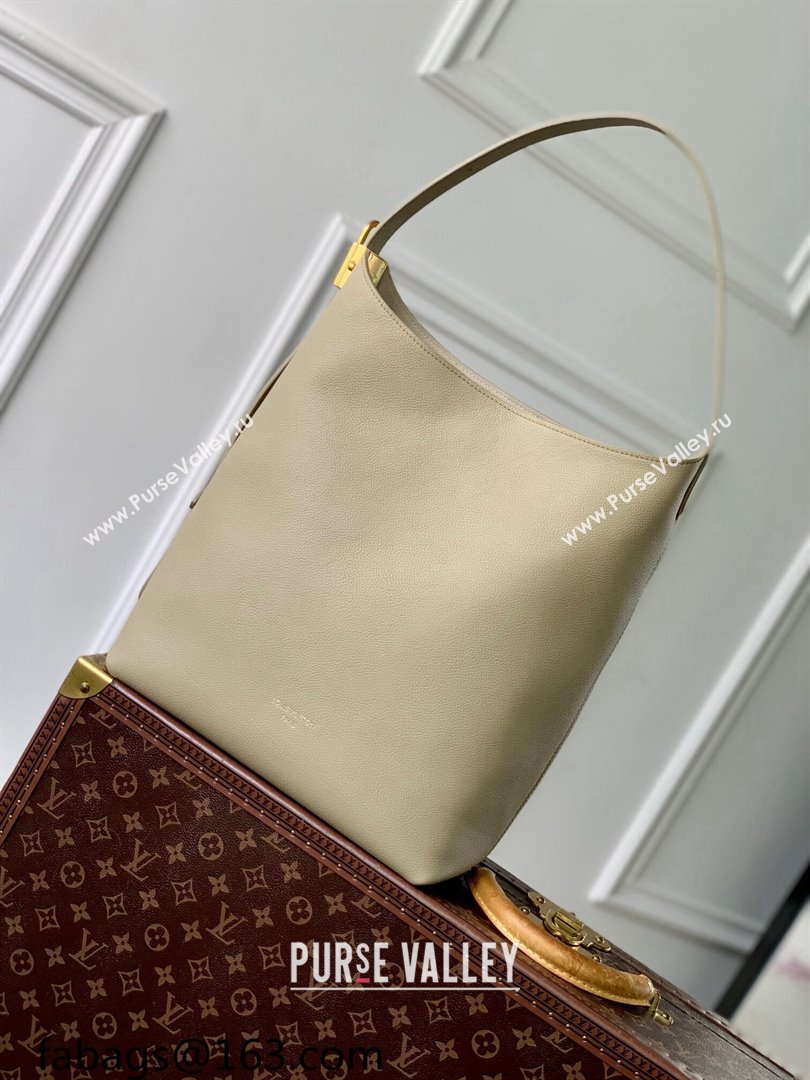 Louis Vuitton Low Key Hobo MM Bag in Grained Calfskin M24988 Clay Green 2024 (KI-241105025)