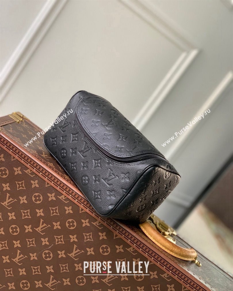 Louis Vuitton Toiletry Bag in Black Monogram Leather 2024 M11510 (KI-241104072)