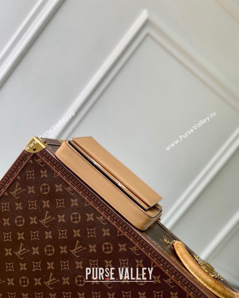 Louis Vuitton Felicie Pochette Mini bag in Monogram Empreinte Leather M12754 Beige/White 2024 (KI-241105071)