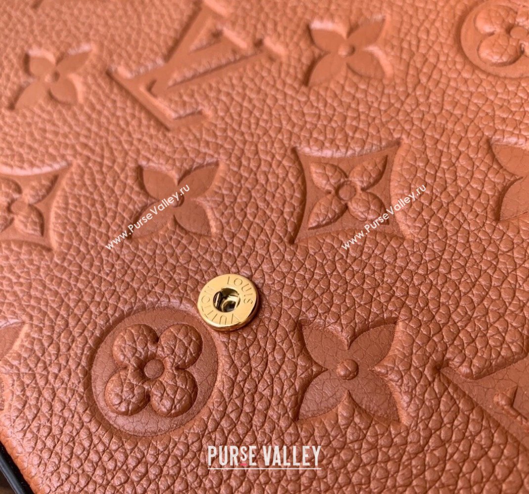 Louis Vuitton Felicie Pochette Mini bag in Monogram Empreinte Leather M12754 Brown 2024 (KI-241105072)