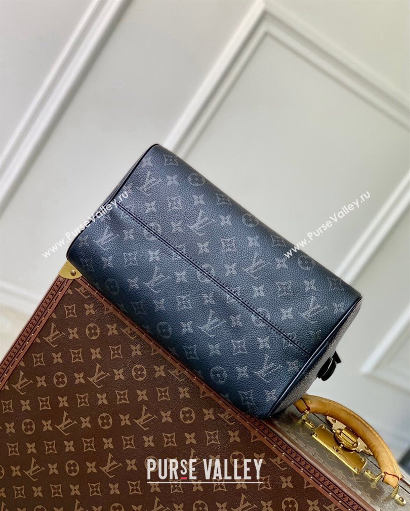 Louis Vuitton Speedy Soft 30 bag in Black Monogram Eclipse Canvas 2024 M21108 (KI-241105017)