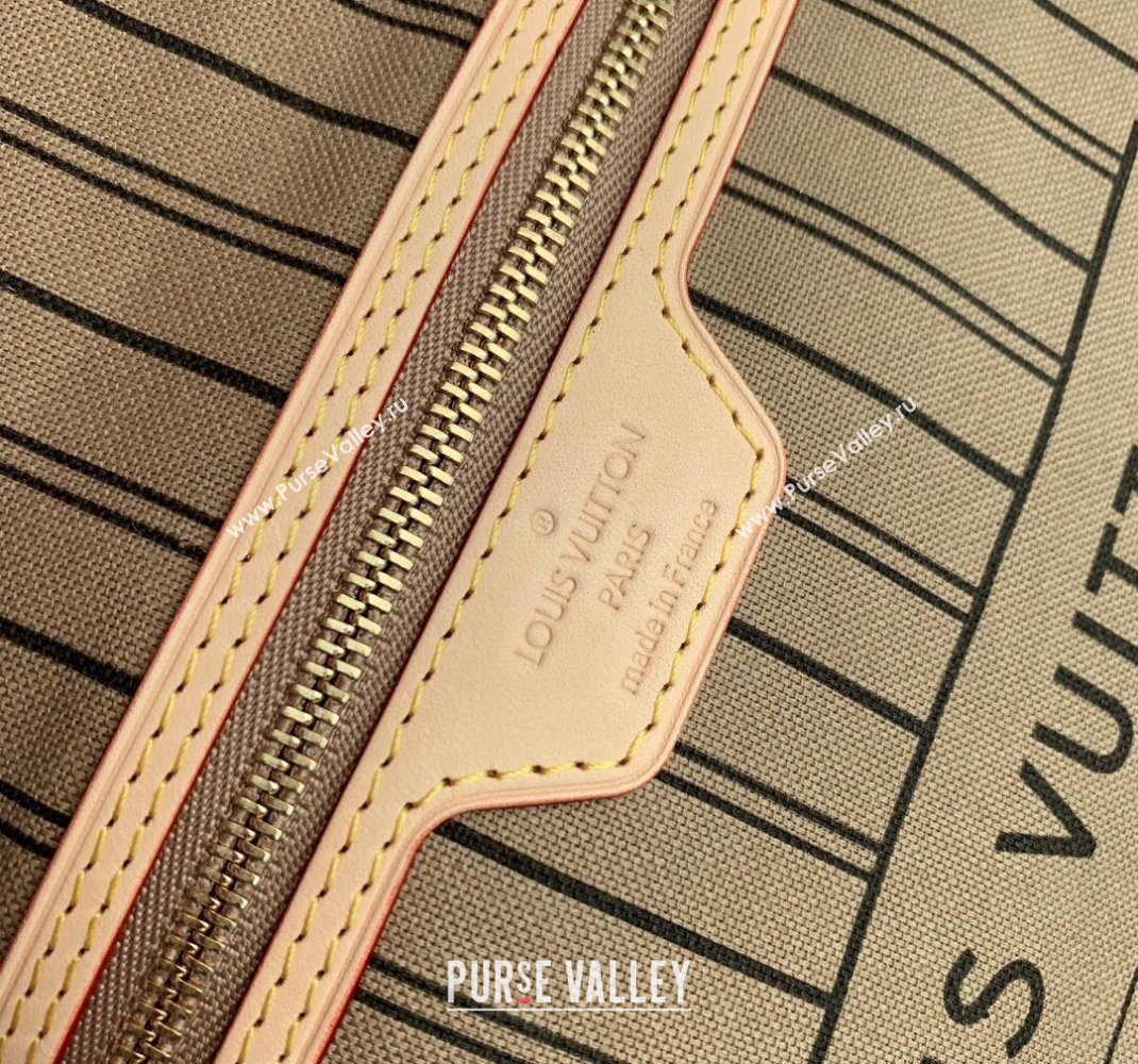 Louis Vuitton Neverfull Bandouliere Inside Out GM Tote bag M11948 Beige Textile/Monogram Canvas 2024 (KI-241105053)