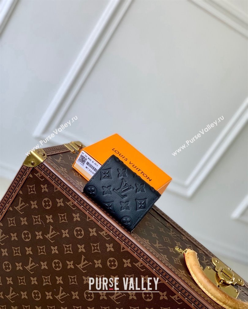 Louis Vuitton Victor Wallet in Black Monogram Shadow Leather M12635 2024 (KI-241105055)