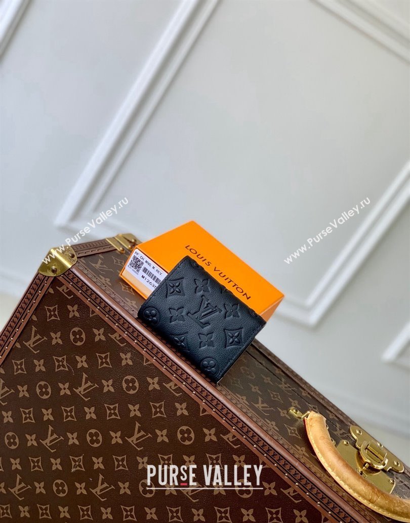 Louis Vuitton Victor Wallet in Black Monogram Shadow Leather M12635 2025 (KI-250524058)