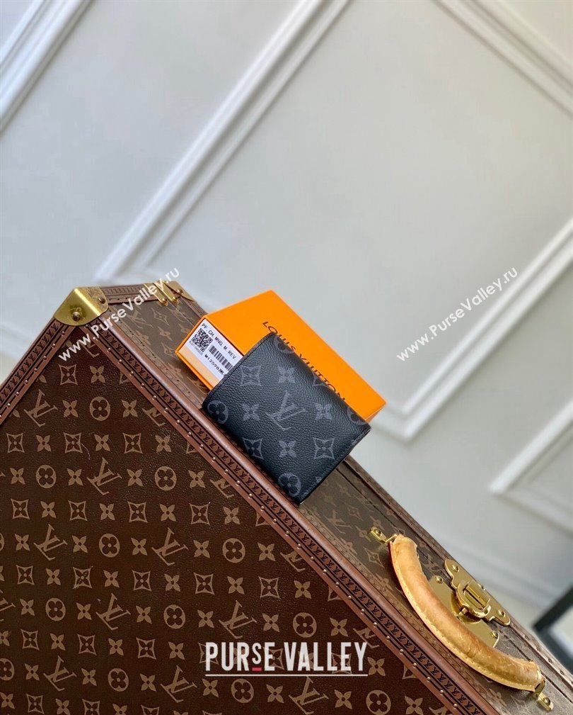 Louis Vuitton Victor Wallet in Black Monogram Eclipse Canvas M12598 2024 (KI-241105056)