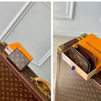 Louis Vuitton Noa Compact Wallet in Monogram Canvas M83476 Armagnac Brown 2024 (KI-241105062)