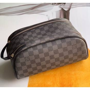 Louis Vuitton Dopp Kit Toiletry Bag in Black Damier Graphite Canvas 2024 M47527 (KI-241104080)