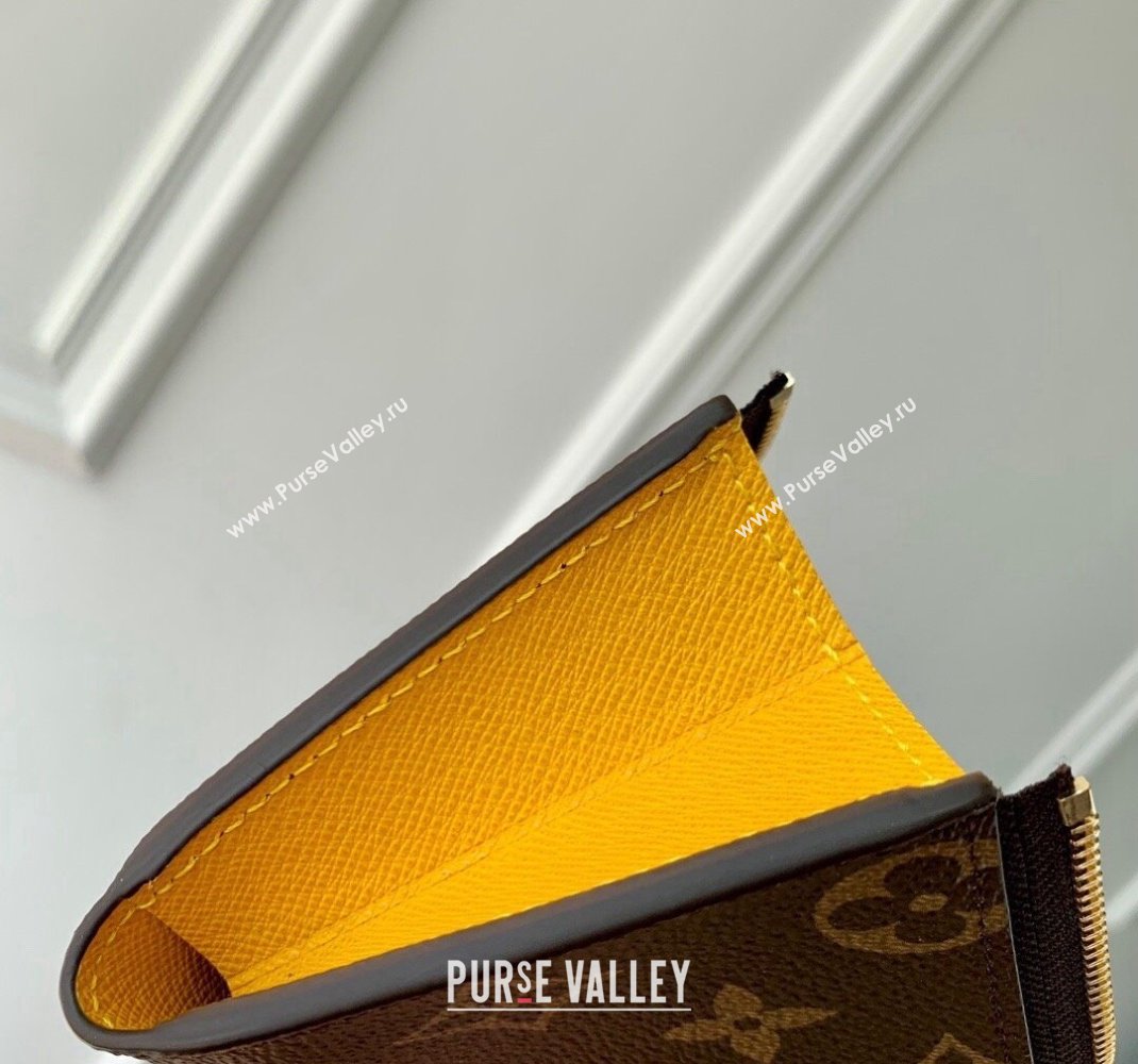 Louis Vuitton Noa Compact Wallet in Monogram Canvas M83664 Jaune dor Yellow 2024 (KI-241105064)