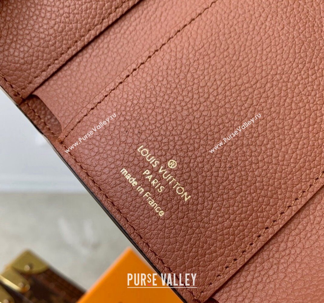 Louis Vuitton Victorine Wallet in Monogram Empreinte Leather M11988 Cognac Brown 2024 (KI-241105066)