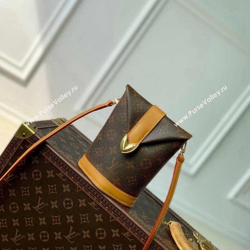 Louis Vuitton Envelope Pouch Mini Bag in Monogram Dust Canvas 2024 M11629 (KI-241105069)