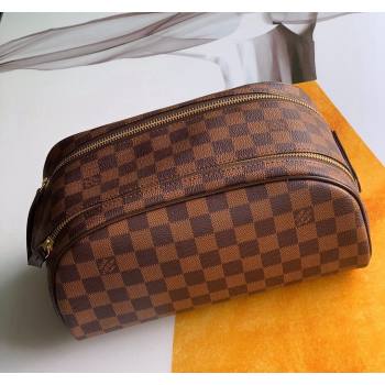 Louis Vuitton Dopp Kit Toiletry Bag in Damier Ebene Canvas 2024 M47527 (KI-241104081)