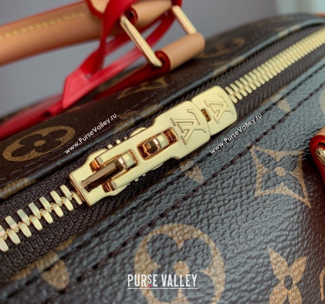 Louis Vuitton Speedy Soft 30 Crafty Bag Monogram Red Canvas M11945 2024 (KI-241105015)