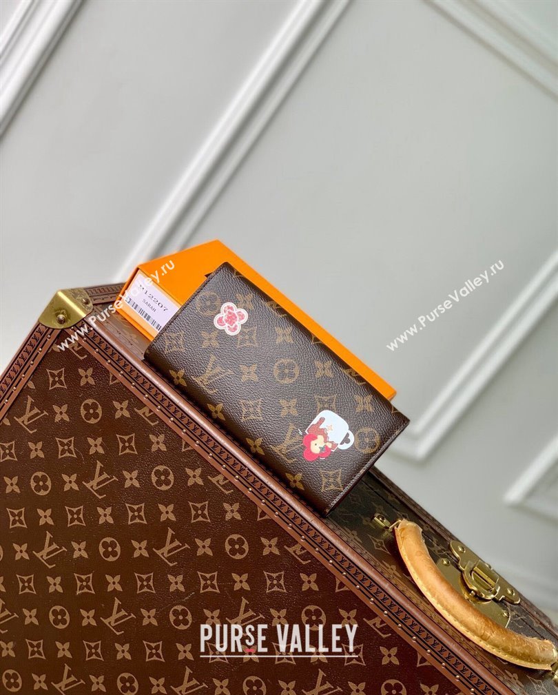 Louis Vuitton Sarah Wallet in Vivienne Print Monogram Canvas M12207 2024 Candy Factory Collection (KI-241105083)