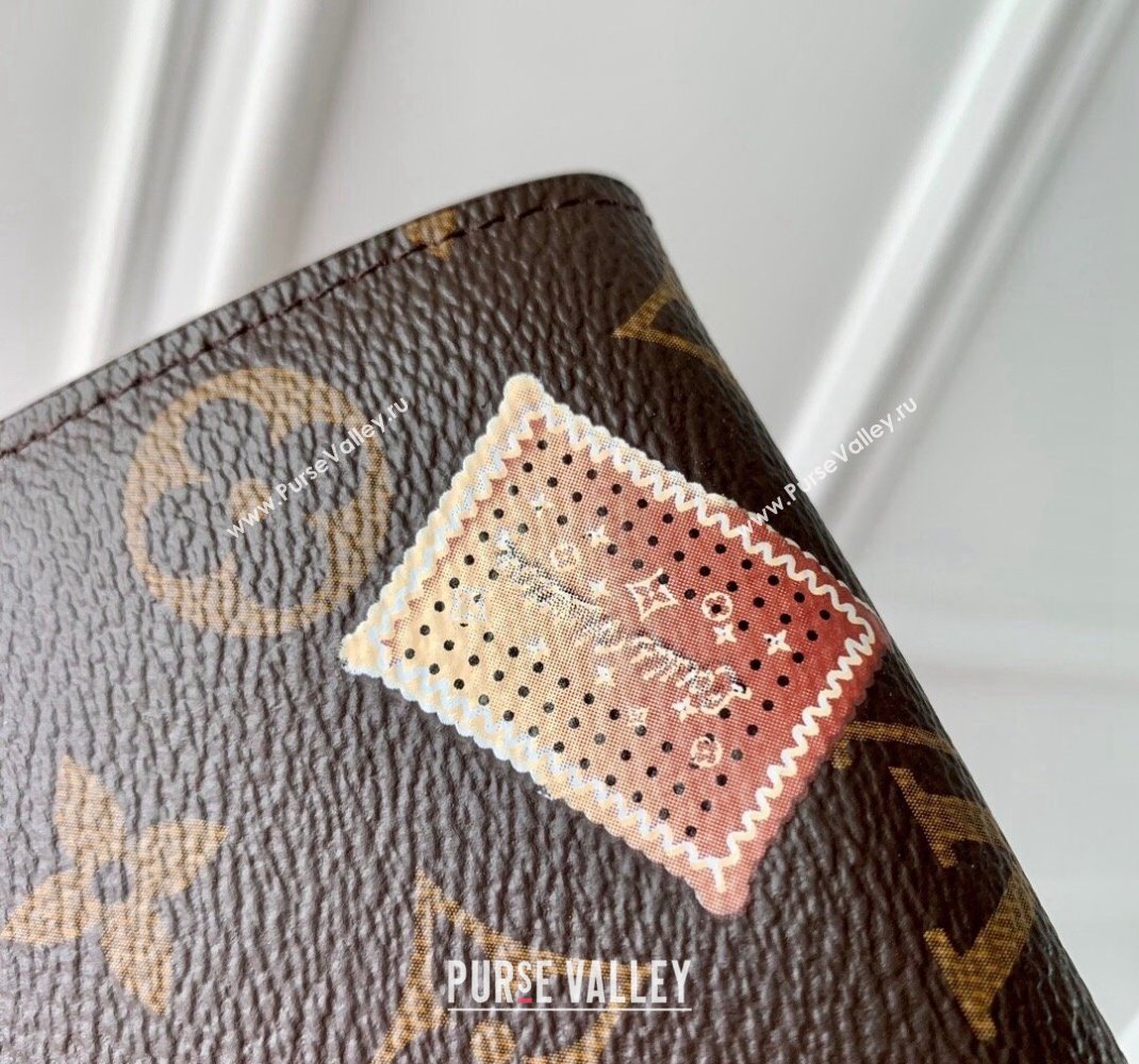 Louis Vuitton Sarah Wallet in Vivienne Print Monogram Canvas M12207 2024 Candy Factory Collection (KI-241105083)