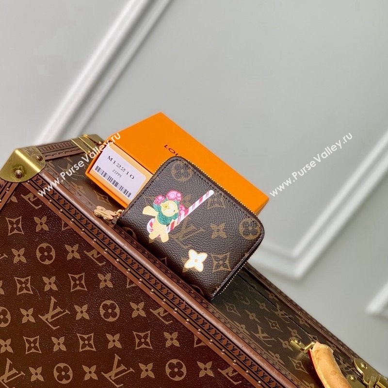 Louis Vuitton Zippy Coin Purse Wallet in Vivienne Print Monogram Canvas M12210 2024 Candy Factory Collection (KI-241105084)