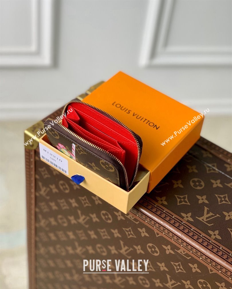 Louis Vuitton Zippy Coin Purse Wallet in Vivienne Print Monogram Canvas M12210 2024 Candy Factory Collection (KI-241105084)