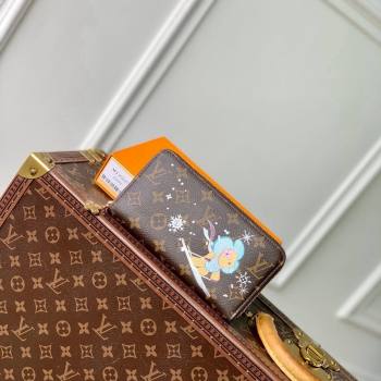 Louis Vuitton Zippy Wallet in Vivienne Print Monogram Canvas M12223 2024 Candy Factory Collection (KI-241105085)