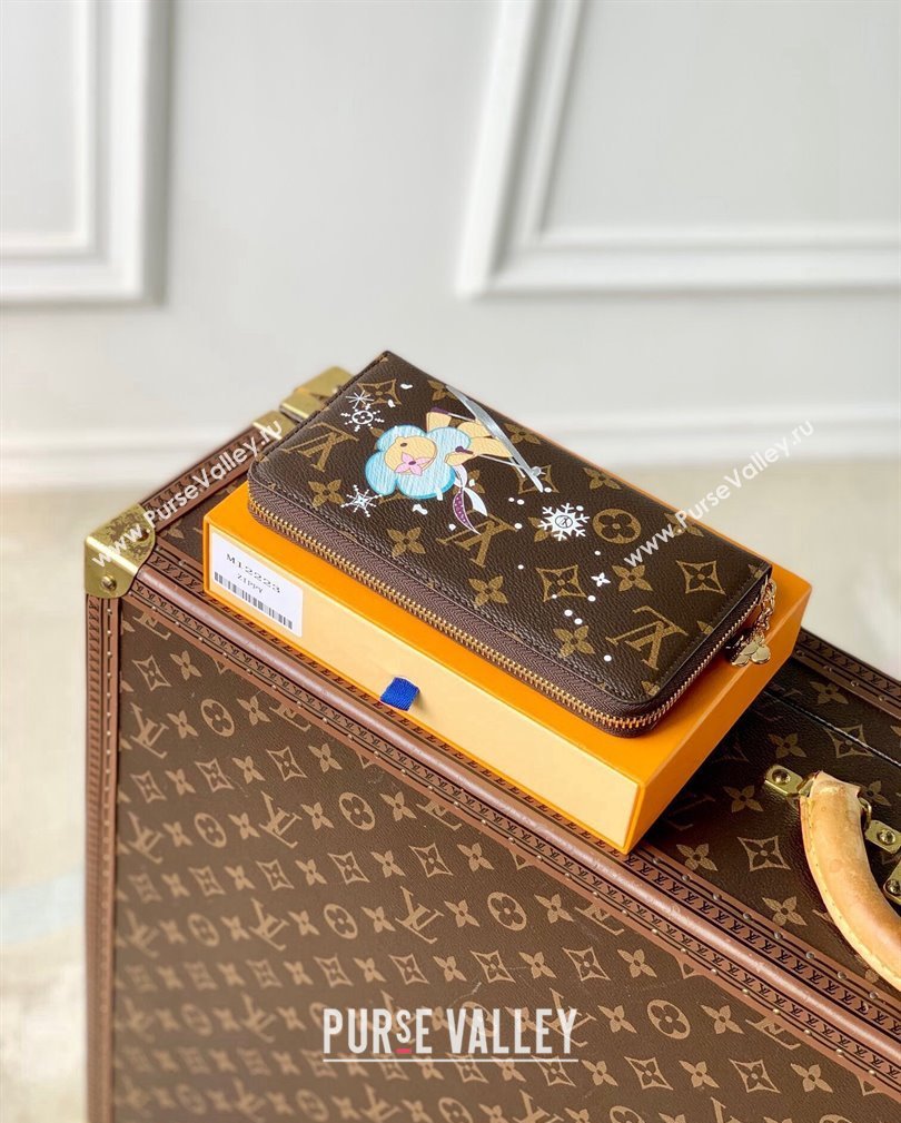 Louis Vuitton Zippy Wallet in Vivienne Print Monogram Canvas M12223 2024 Candy Factory Collection (KI-241105085)