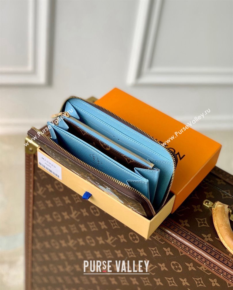 Louis Vuitton Zippy Wallet in Vivienne Print Monogram Canvas M12223 2024 Candy Factory Collection (KI-241105085)