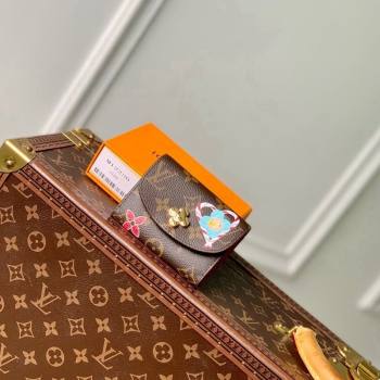 Louis Vuitton Rosalie Coin Purse Wallet in Vivienne Print Monogram Canvas M12220 2024 Candy Factory Collection (KI-241105086)