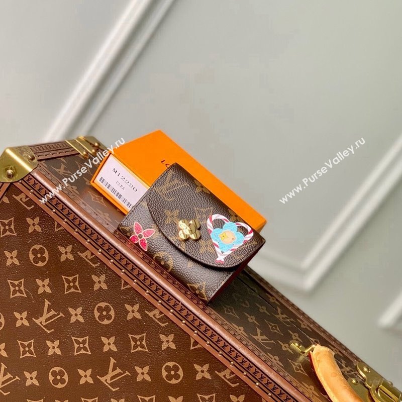 Louis Vuitton Rosalie Coin Purse Wallet in Vivienne Print Monogram Canvas M12220 2024 Candy Factory Collection (KI-241105086)