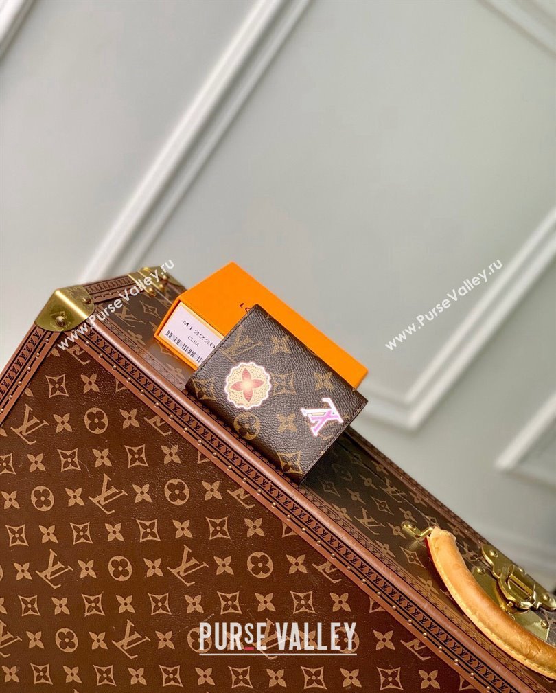 Louis Vuitton Rosalie Coin Purse Wallet in Vivienne Print Monogram Canvas M12220 2024 Candy Factory Collection (KI-241105086)