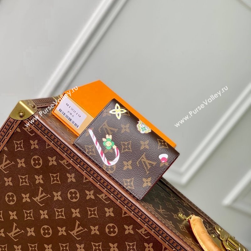 Louis Vuitton Passport Cover in Vivienne Print Monogram Canvas M12219 2024 Candy Factory Collection (KI-241105088)