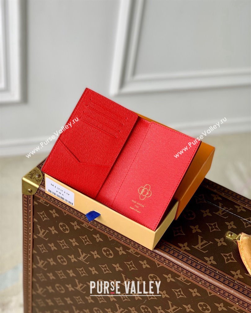 Louis Vuitton Passport Cover in Vivienne Print Monogram Canvas M12219 2024 Candy Factory Collection (KI-241105088)