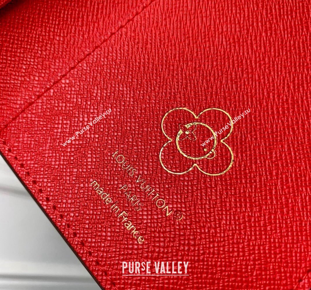 Louis Vuitton Passport Cover in Vivienne Print Monogram Canvas M12219 2024 Candy Factory Collection (KI-241105088)