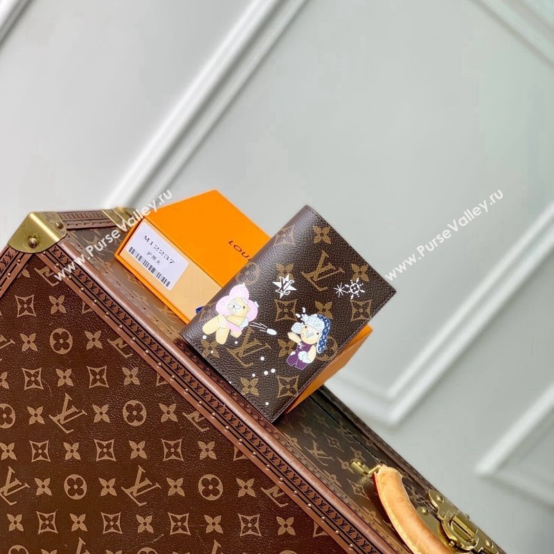 Louis Vuitton Passport Cover in Vivienne Print Monogram Canvas M12237 2024 Candy Factory Collection (KI-241105089)