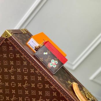 Louis Vuitton LV Charms Card Holder Wallet in Vivienne Print Monogram Canvas M12215 2024 Candy Factory Collection (KI-241105090)