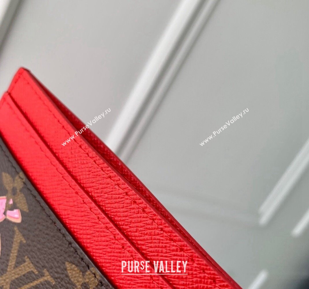 Louis Vuitton LV Charms Card Holder Wallet in Vivienne Print Monogram Canvas M12215 2024 Candy Factory Collection (KI-241105090)