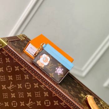 Louis Vuitton LV Charms Card Holder Wallet in Vivienne Print Monogram Canvas M12227 2024 Candy Factory Collection (KI-241105091)